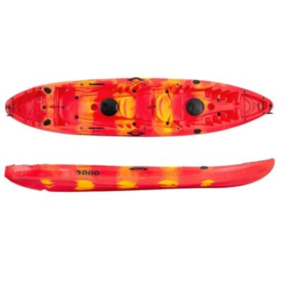 SCK Θαλάσσιο Καγιάκ 2+1 Θέσεων - Nereus Hd - 0201-37145 - Red-Yellow