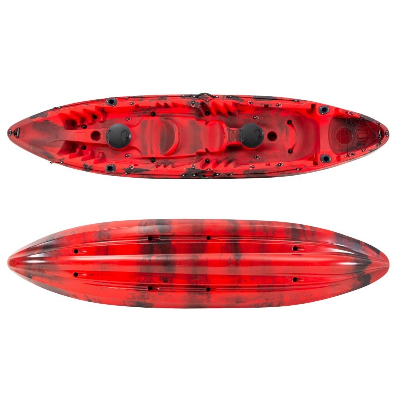 SCK Θαλάσσιο Καγιάκ 3 Θέσεων - Nereus Hd - 0201-37148 - Red-Black - Image 2