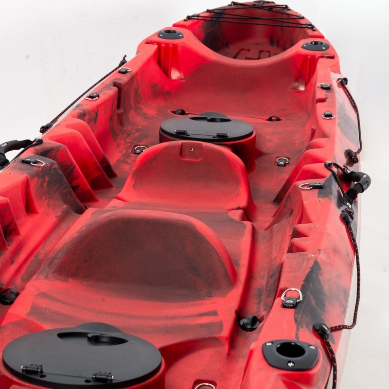 SCK Θαλάσσιο Καγιάκ 3 Θέσεων - Nereus Hd - 0201-37148 - Red-Black - Image 10
