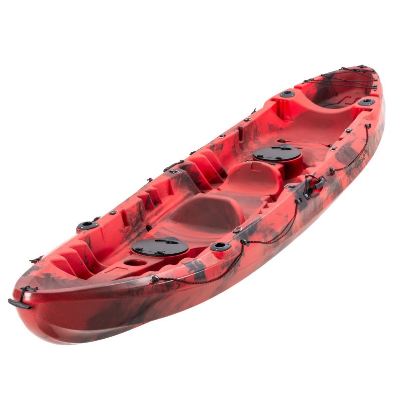 SCK Θαλάσσιο Καγιάκ 3 Θέσεων - Nereus Hd - 0201-37148 - Red-Black - Image 3