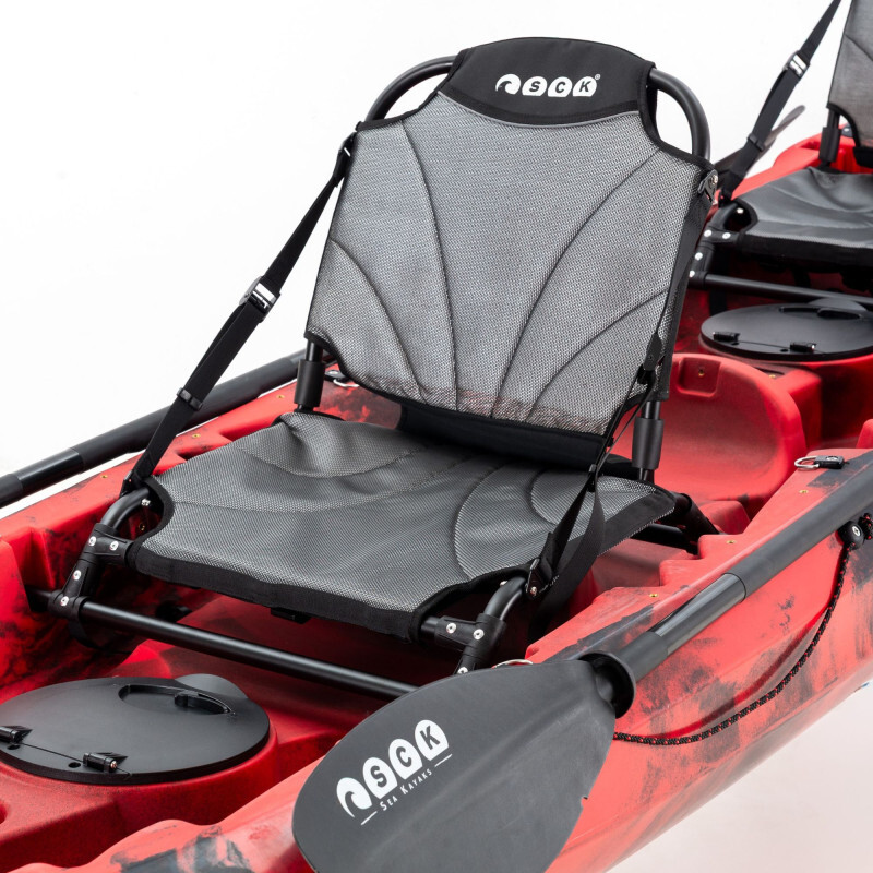 SCK Θαλάσσιο Καγιάκ 3 Θέσεων - Nereus Hd - 0201-37148 - Red-Black - Image 5