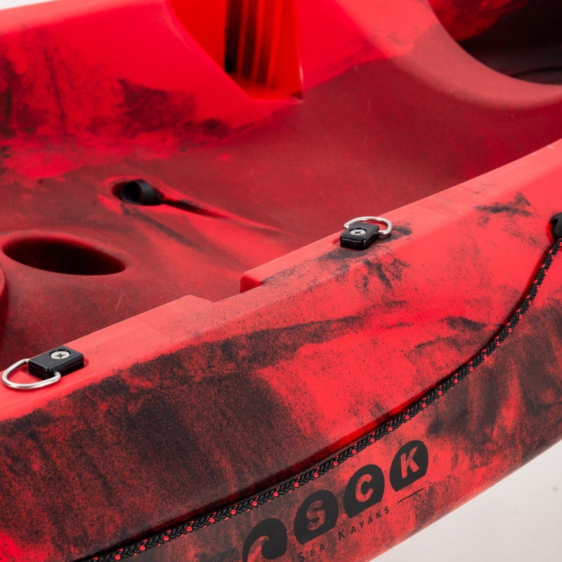 SCK Θαλάσσιο Καγιάκ 3 Θέσεων - Nereus Hd - 0201-37148 - Red-Black - Image 9