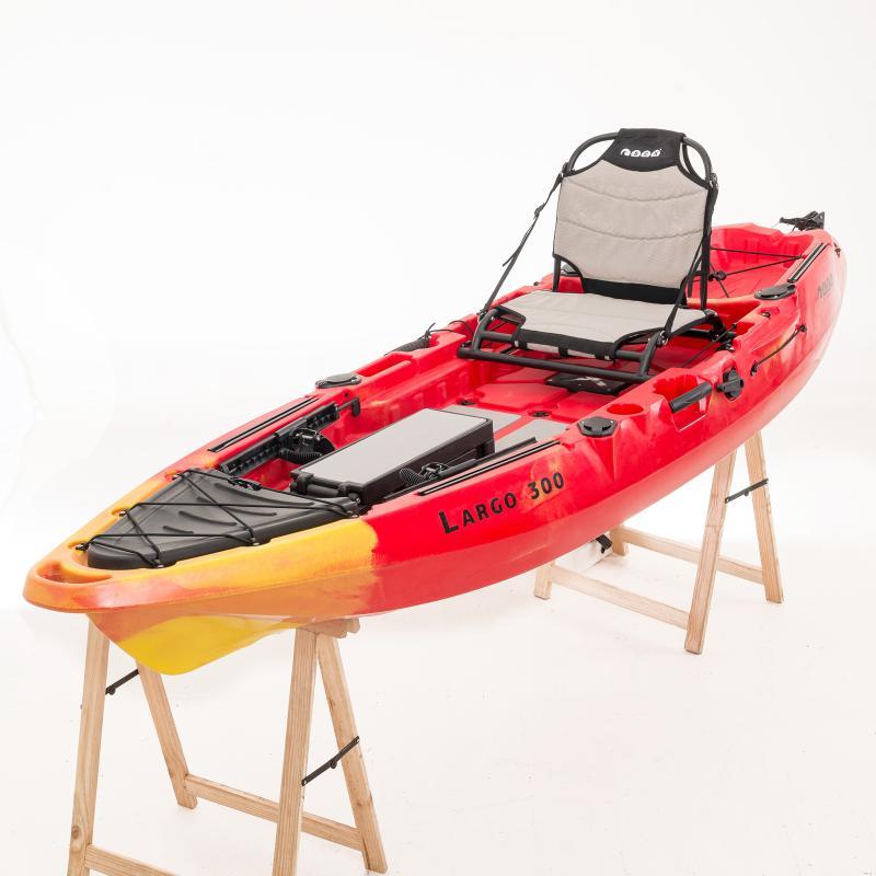 SCK Μονοθέσιο Pedal Kayak Ready Με Τιμονιέρα - Largo 300 - 0204-30054 - Red - Image 3