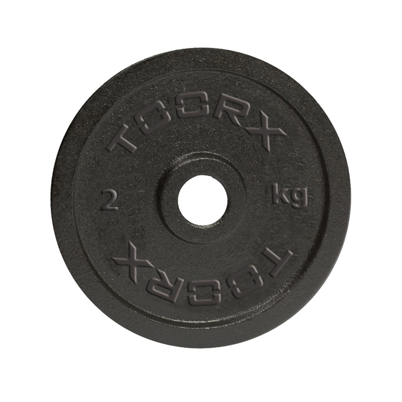 Toorx Μαντεμένιος Δίσκος 2 kg δ 25mm - Black - 10-432-015