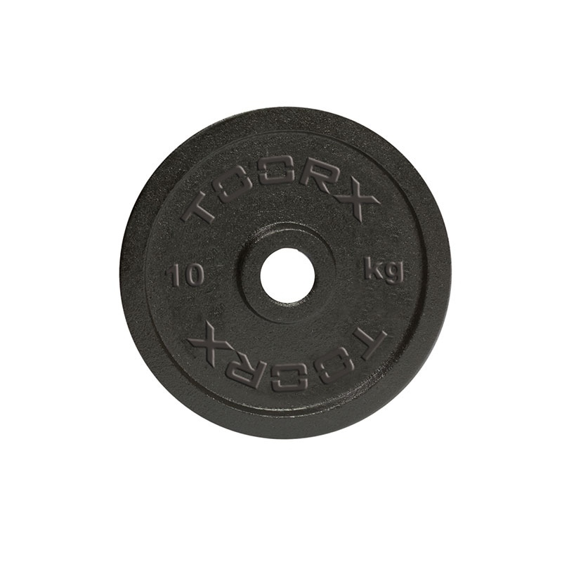 Toorx Μαντεμένιος Δίσκος 10 kg δ 25mm - Black - 10-432-017