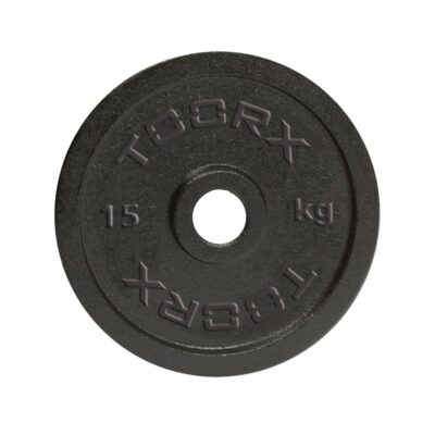 Toorx Μαντεμένιος Δίσκος 15 kg δ 25mm - Black - 10-432-018