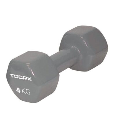 Toorx Βαράκι Βινυλίου 4kg - Grey - 10-432-079