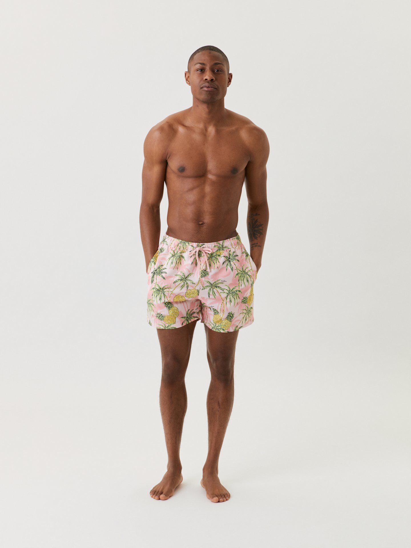Bjorn Borg Ανδρικό Μαγιό - Borg Print Swim Shorts - BB Tropicana - 10000792-PD395