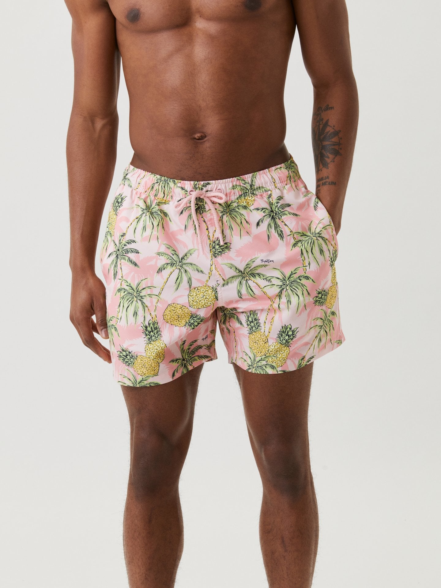 Bjorn Borg Ανδρικό Μαγιό - Borg Print Swim Shorts - BB Tropicana - 10000792-PD395 - Image 2