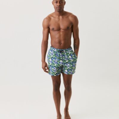 Bjorn Borg Ανδρικό Μαγιό - Borg Print Swim Shorts - BB Summer Leafs - 10000792-PD404