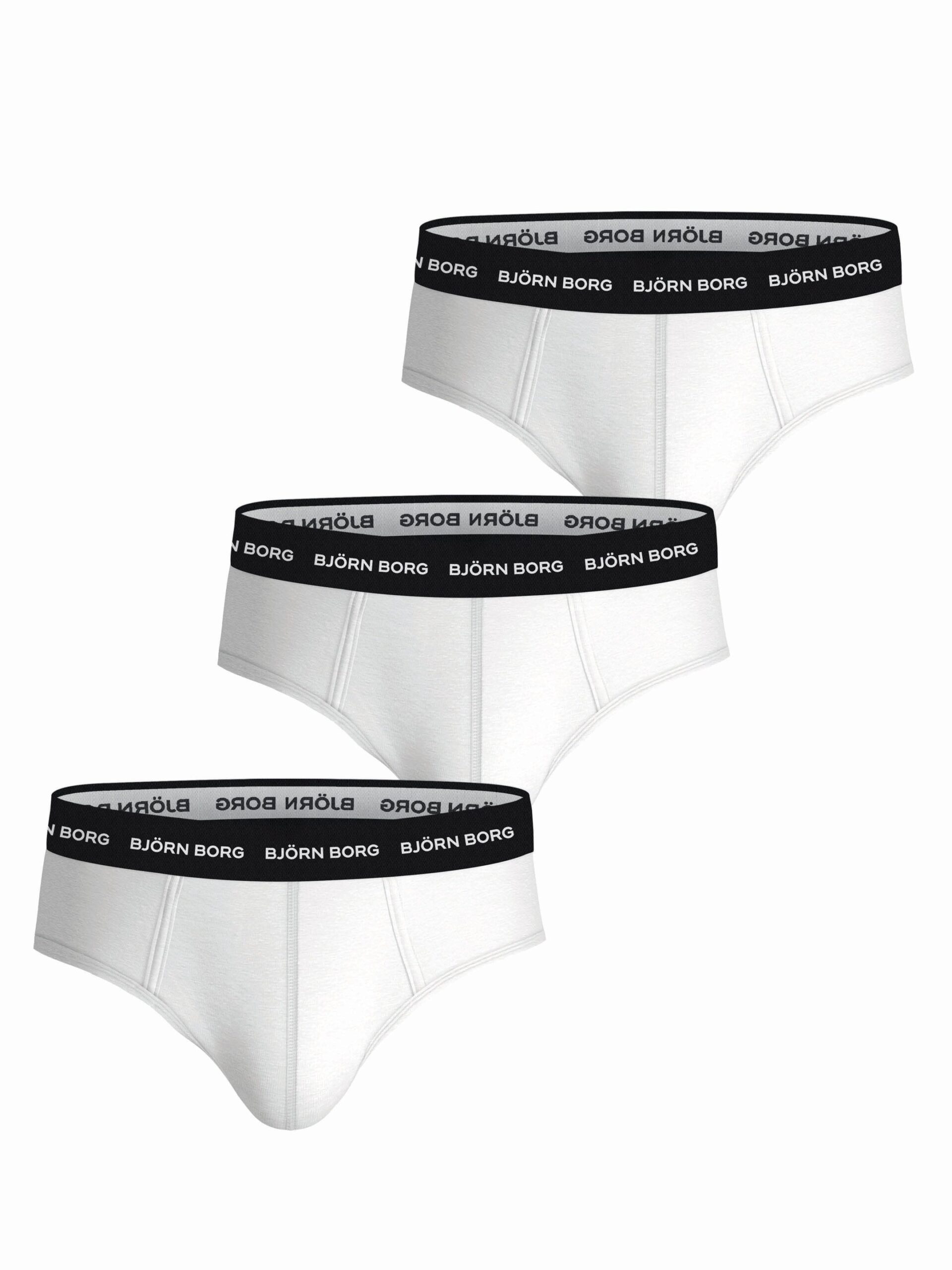 Bjorn Borg Ανδρικά Εσώρουχα 3τεμ. - Cotton Stretch Brief 3p - 10001271-MP002 - White