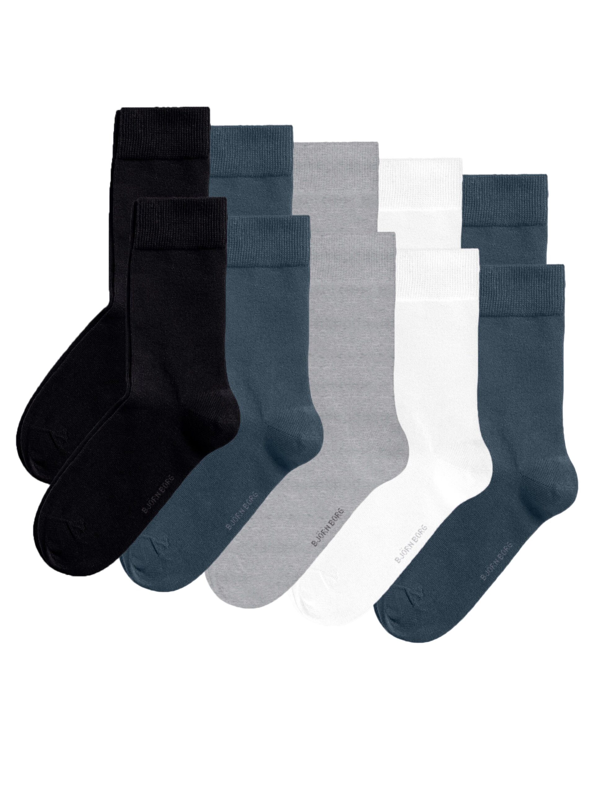 Bjorn Borg Κάλτσες Unisex 10 Ζεύγη - Essential Ankle Sock 10p - 10001760-MP001 - Multicolor