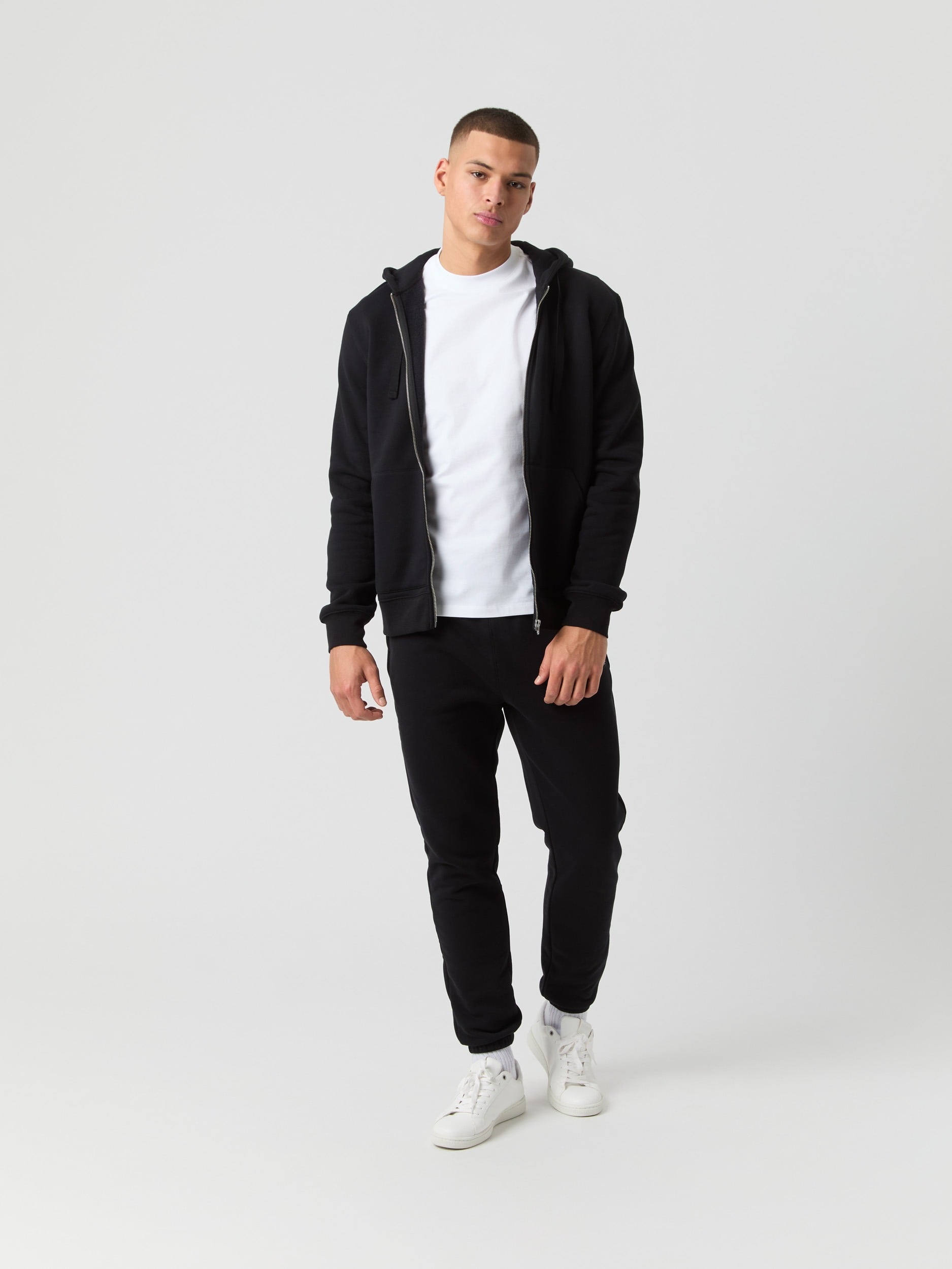 Bjorn Borg Ανδρική Ζακέτα Με Κουκούλα - Centre Zip Hoodie - 10003915-BK001 - Black Beauty - Image 3
