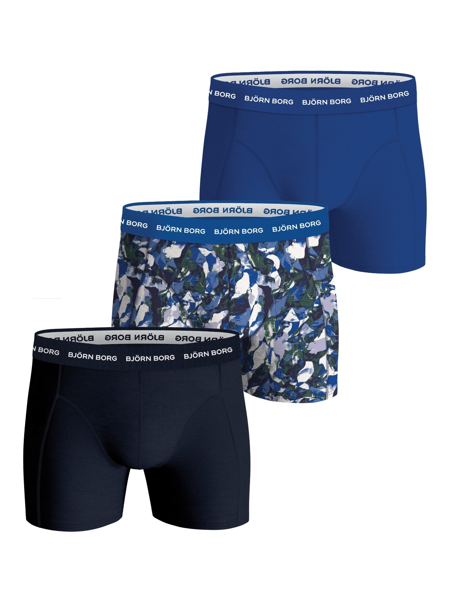 Bjorn Borg Ανδρικά Εσώρουχα 3τεμ. - Cotton Stretch Boxers 3p - 10004154-MP005 - Multicolor