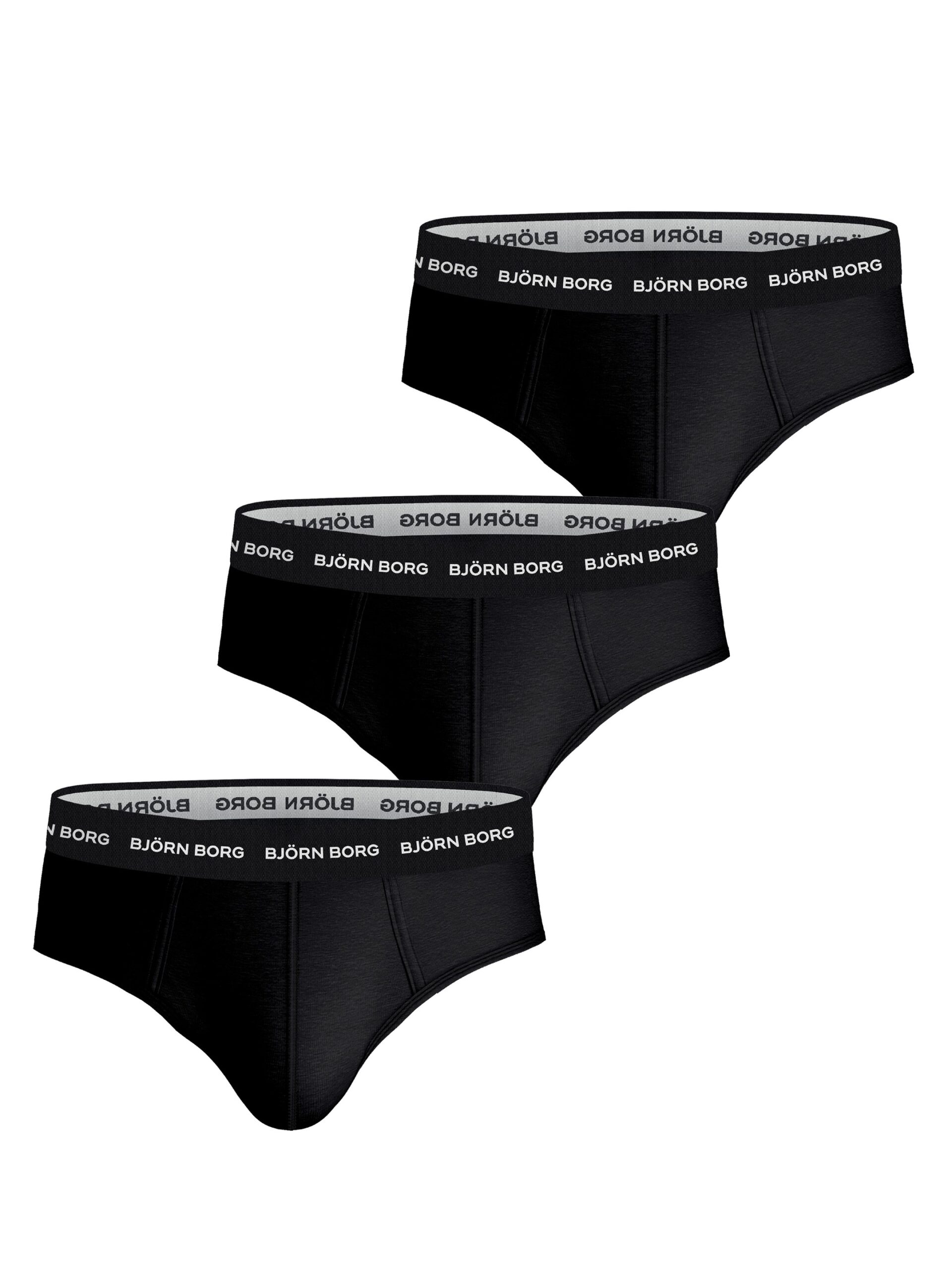 Bjorn Borg Ανδρικά Εσώρουχα 3τεμ. - Cotton Stretch Brief 3p - 10004235-MP001 - Black