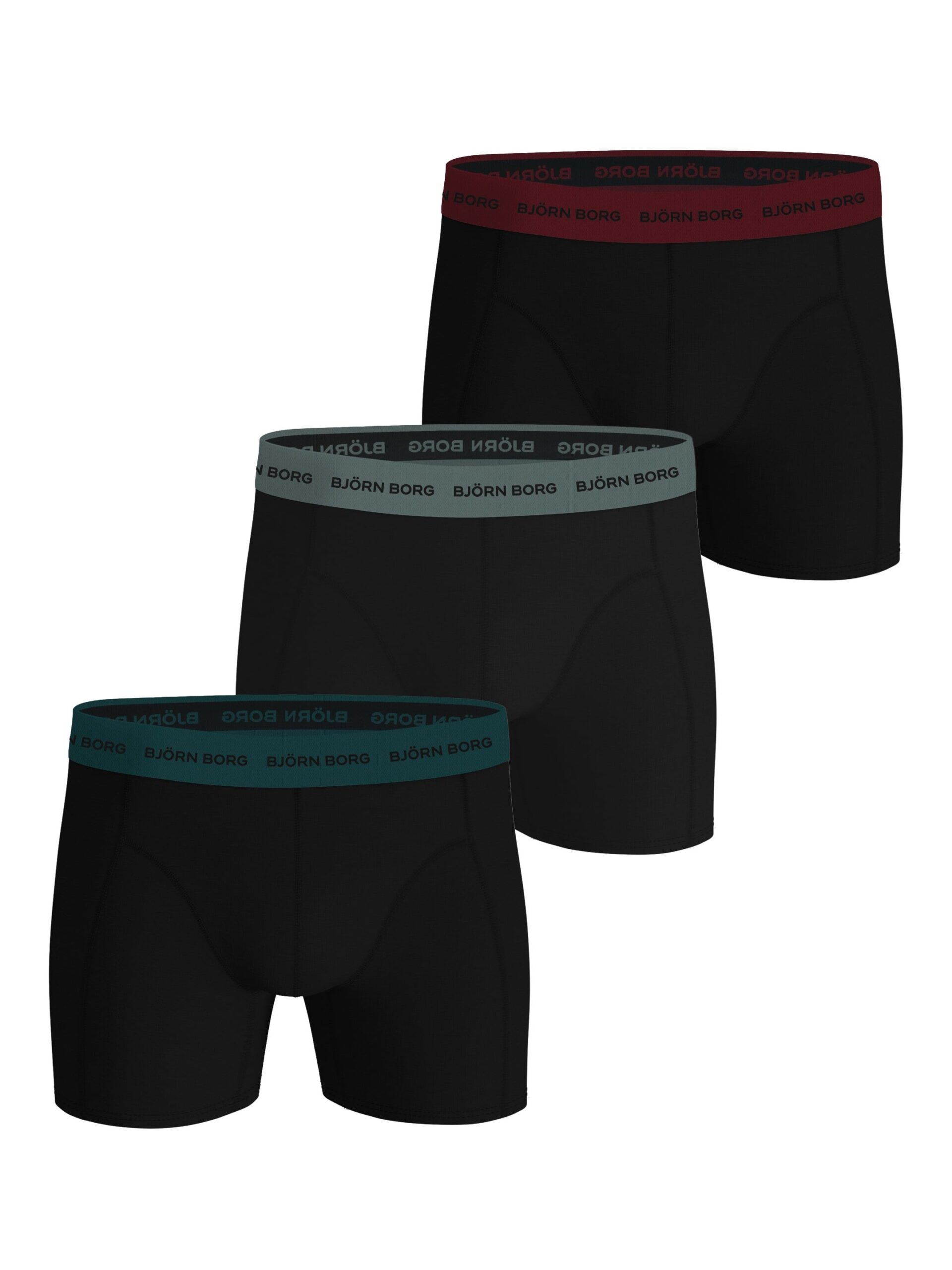 Bjorn Borg Ανδρικά Εσώρουχα 3τεμ. - Cotton Stretch Boxers 3p - 10004926-MP001 - Black