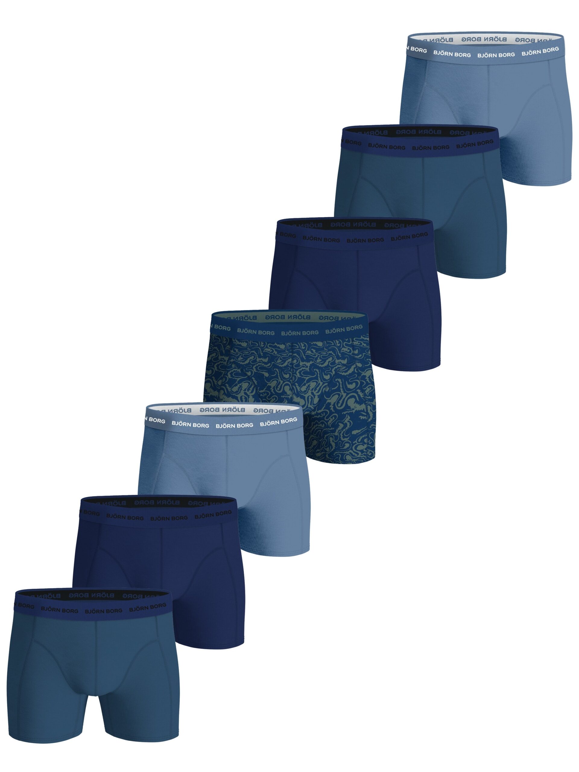 Bjorn Borg Ανδρικά Εσώρουχα 7τεμ. - Cotton Stretch Boxers 7p - 10004930-MP001 - Multipack 1