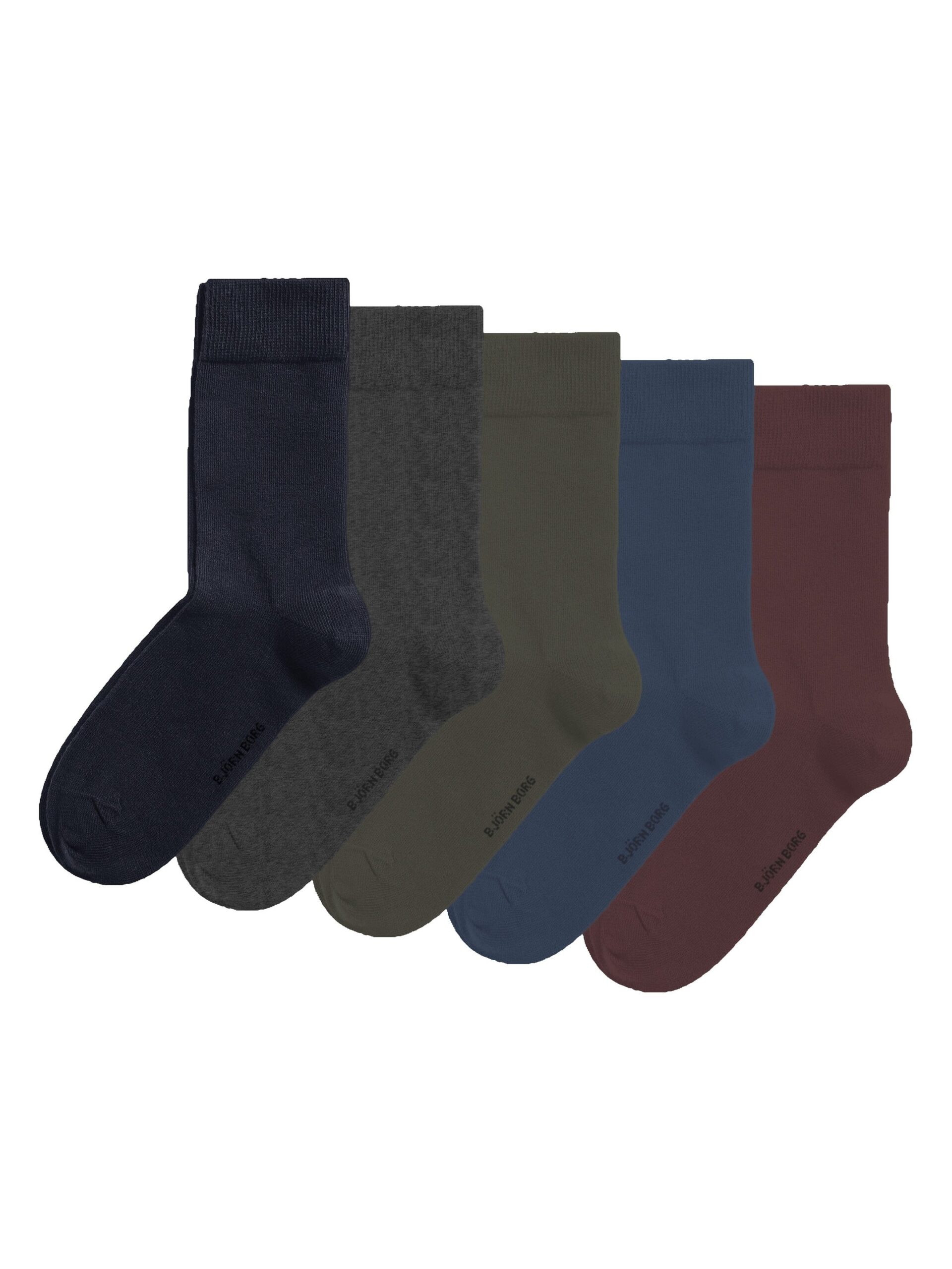 Bjorn Borg Κάλτσες Unisex 5 τεμ. - Essential Ankle Sock 5p - 10005069-MP001 - Multipack 1