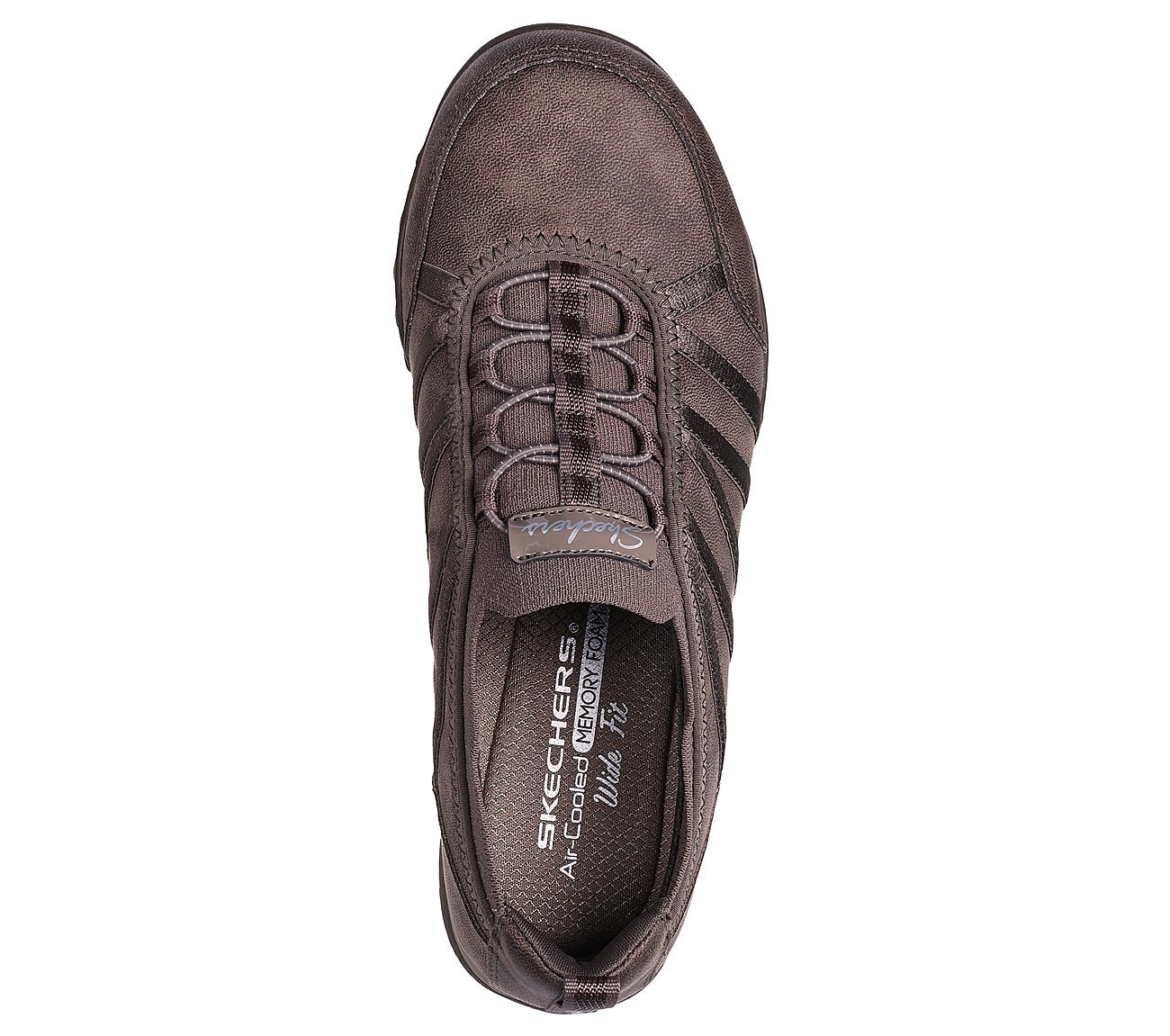 Skechers Παπούτσι Γυναικείο - Relaxed Fit: Breathe-Easy - Remember Me -100371-DKTP - Dark Brown - Image 4