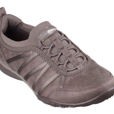 Skechers Παπούτσι Γυναικείο - Relaxed Fit: Breathe-Easy - Remember Me -100371-DKTP - Dark Brown