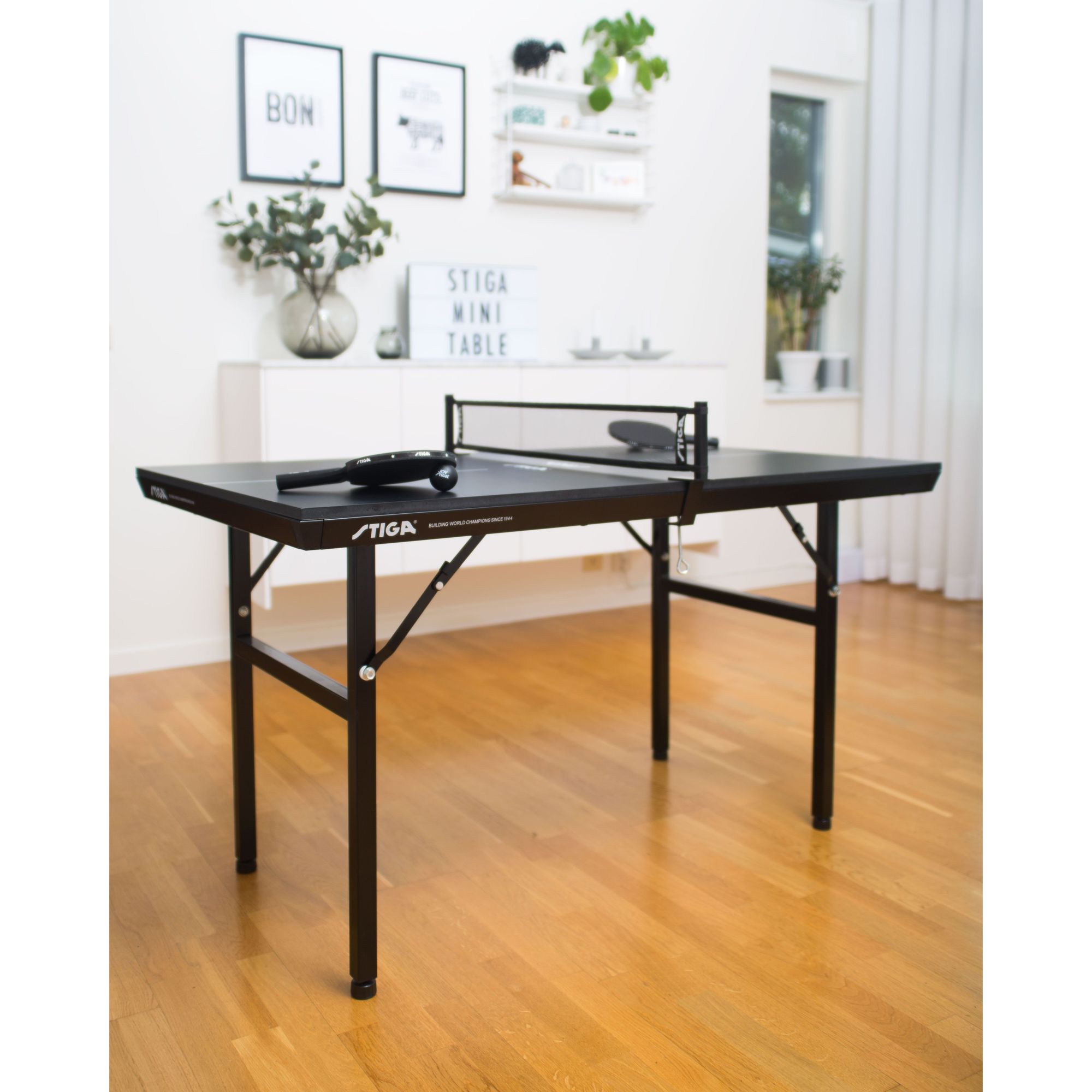 Stiga - Τραπέζι Πίνγκ Πόνγκ - 1011-5018-01 MINI TABLE Black EDITION - Image 4