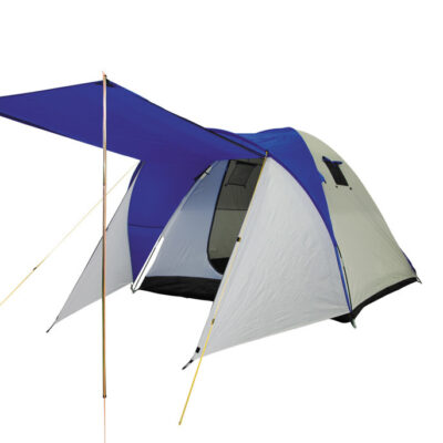 Panda Outdoor Σκηνή Nevada 4 Ατόμων Μπλέ Γκρί - Blue/Silver