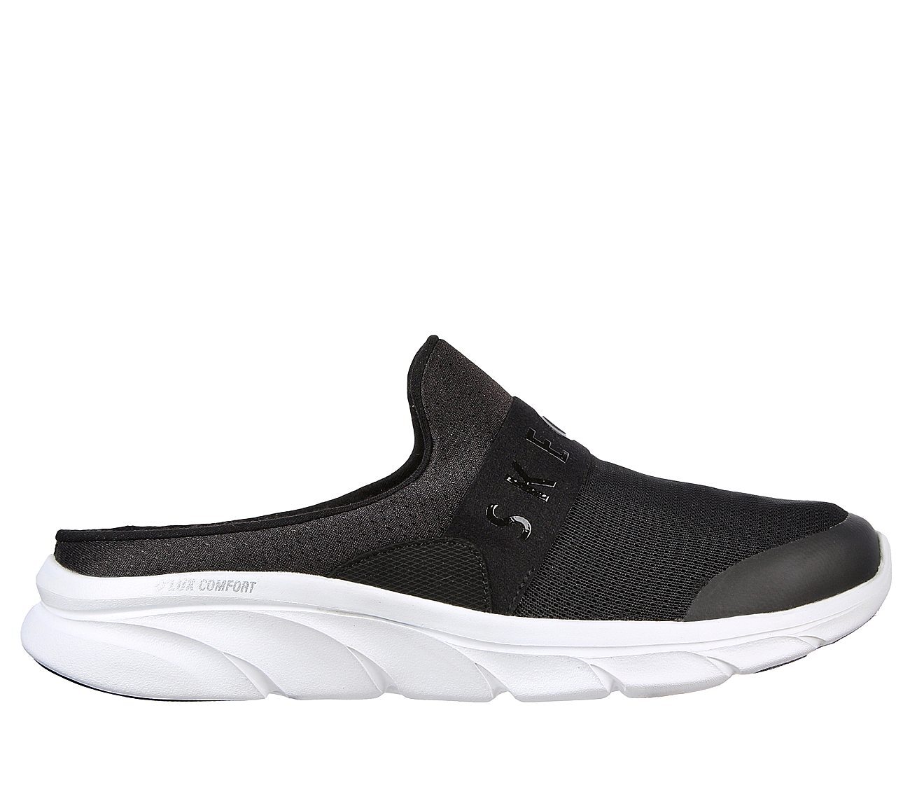Skechers Παπούτσι Γυναικείο - Relaxed Fit: DLux Comfort -Enthusiast -104338-BKW - Black-White - Image 2