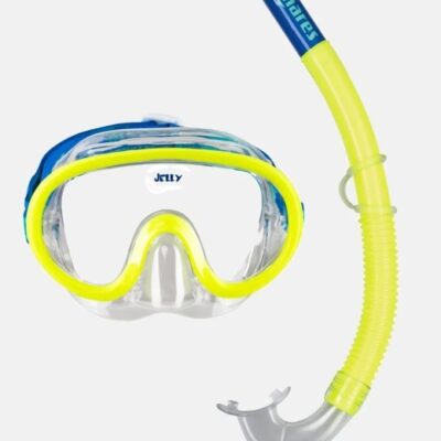 Mares Σετ Παιδική Μάσκα και Αναπνευστήρας - Jelly Clear/Lime/Aqua Combo - 1102453 - Lime