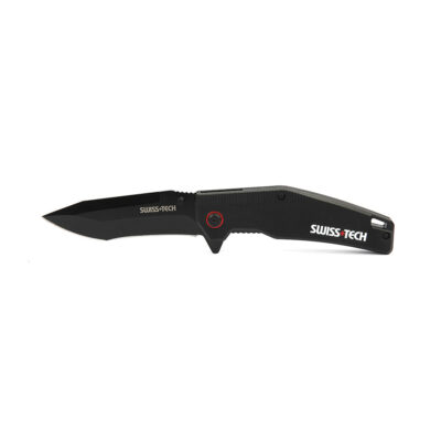 Swiss Tech G10 Folding Knife - Μαύρο