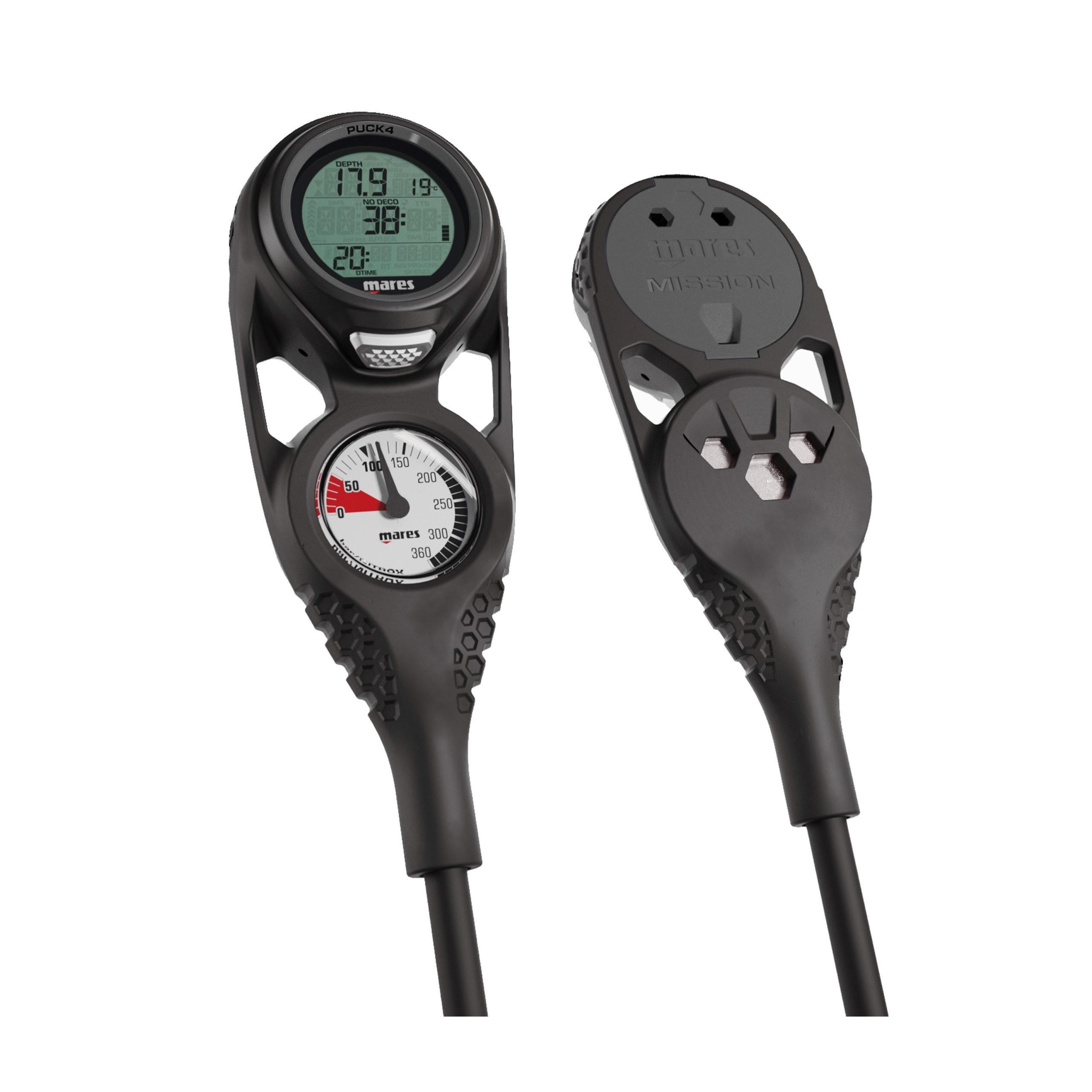 Mares Κονσόλα Κατάδυσης - Puck 4 Mission 2 Dive Console - 1107366 - Black