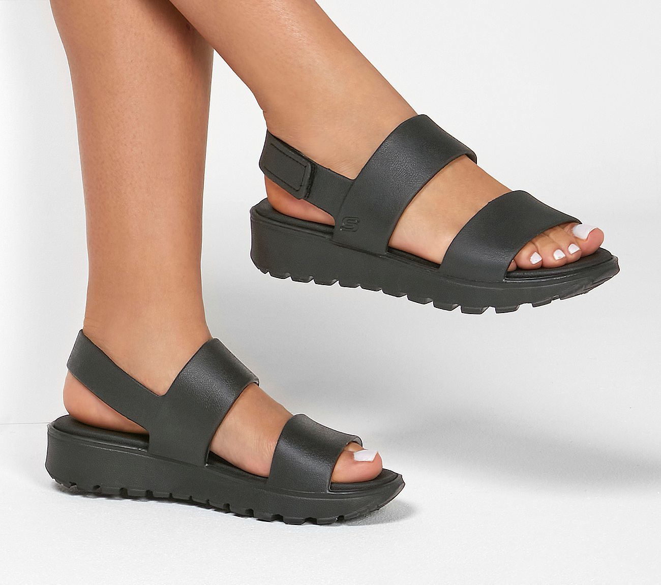 Skechers Σανδάλια Πέδιλα Γυναικεία - Cali Gear: Footsteps - Breezy Feels 111054-BBK Black - Image 2