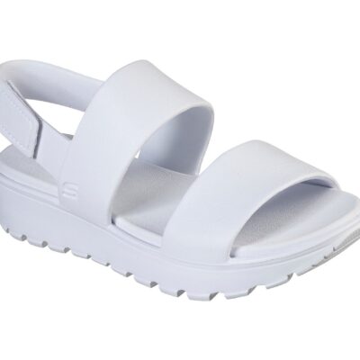 Skechers Σανδάλια Πέδιλα Γυναικεία - Cali Gear: Footsteps - Breezy Feels 111054-WHT White