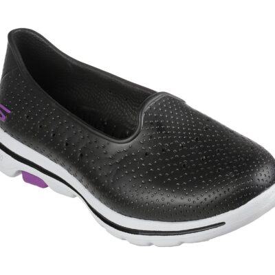 Skechers Παπούτσι Γυναικείο - Cali Gear: Go Walk 5-Sun Kissed - 111105-BKW - Black-White