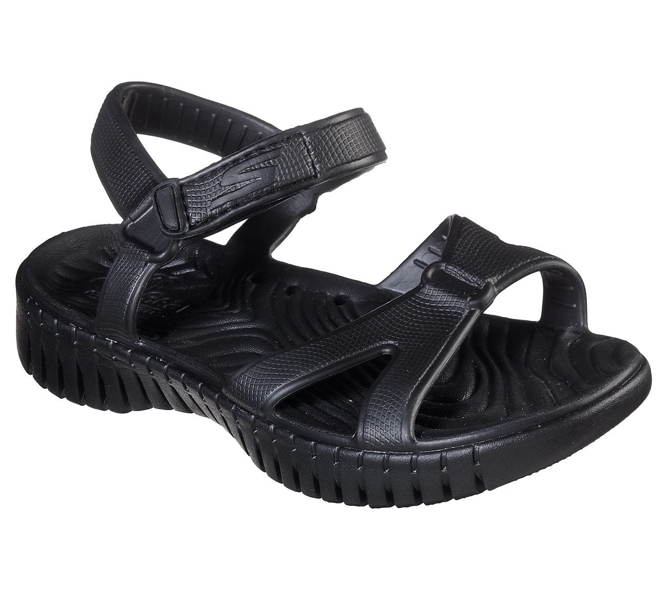 Skechers Γυναικείο Πέδιλο-Σανδάλι - Cali Gear: Go Walk Smart - Aloha - 111116-BBK - Black