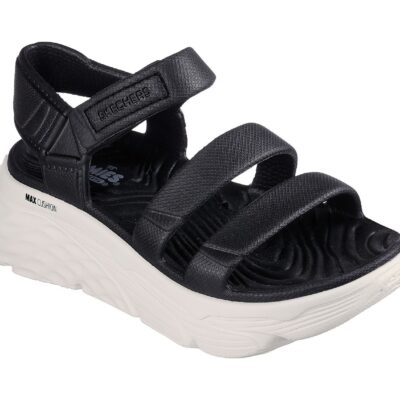 Skechers Σανδάλια Πέδιλα Γυναικεία - Foamies: Max Cushioning - Aura 111126-BKW Black