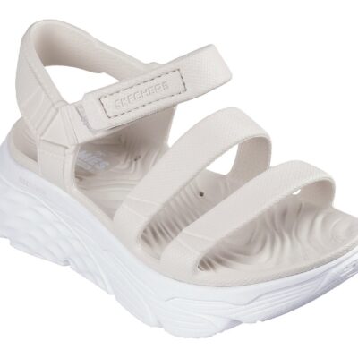 Skechers Σανδάλια Πέδιλα Γυναικεία - Foamies: Max Cushioning - Aura 111126-NAT NATURAL