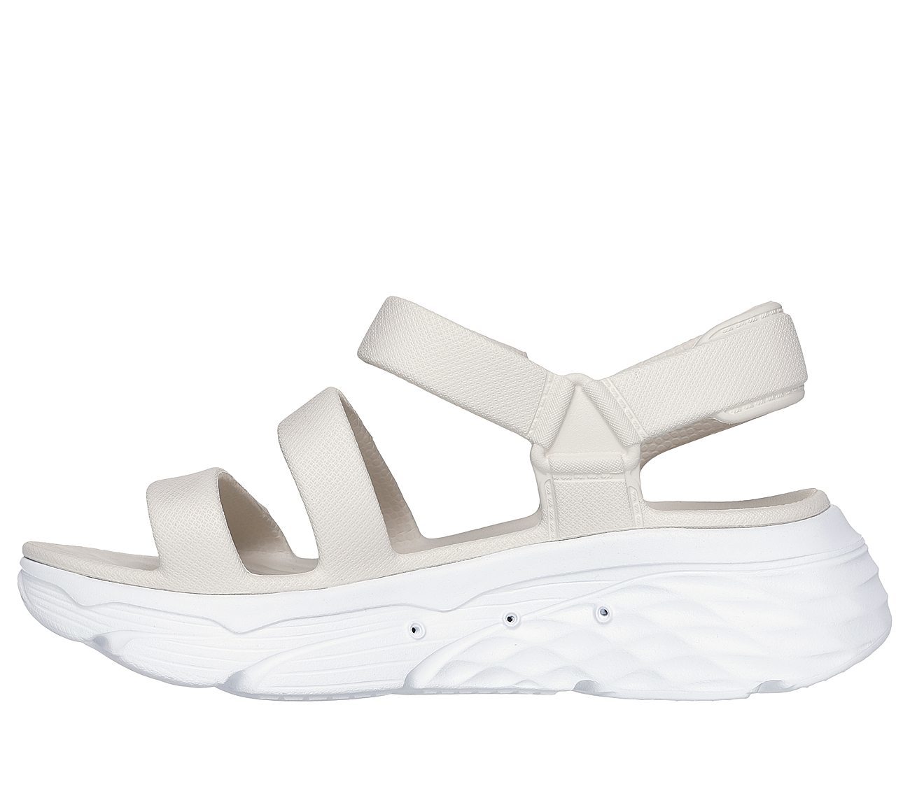 Skechers Σανδάλια Πέδιλα Γυναικεία - Foamies: Max Cushioning - Aura 111126-NAT NATURAL - Image 2