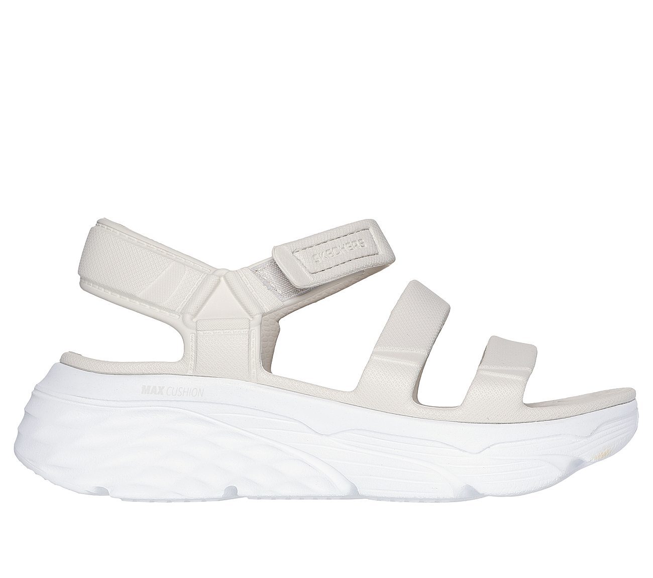Skechers Σανδάλια Πέδιλα Γυναικεία - Foamies: Max Cushioning - Aura 111126-NAT NATURAL - Image 5