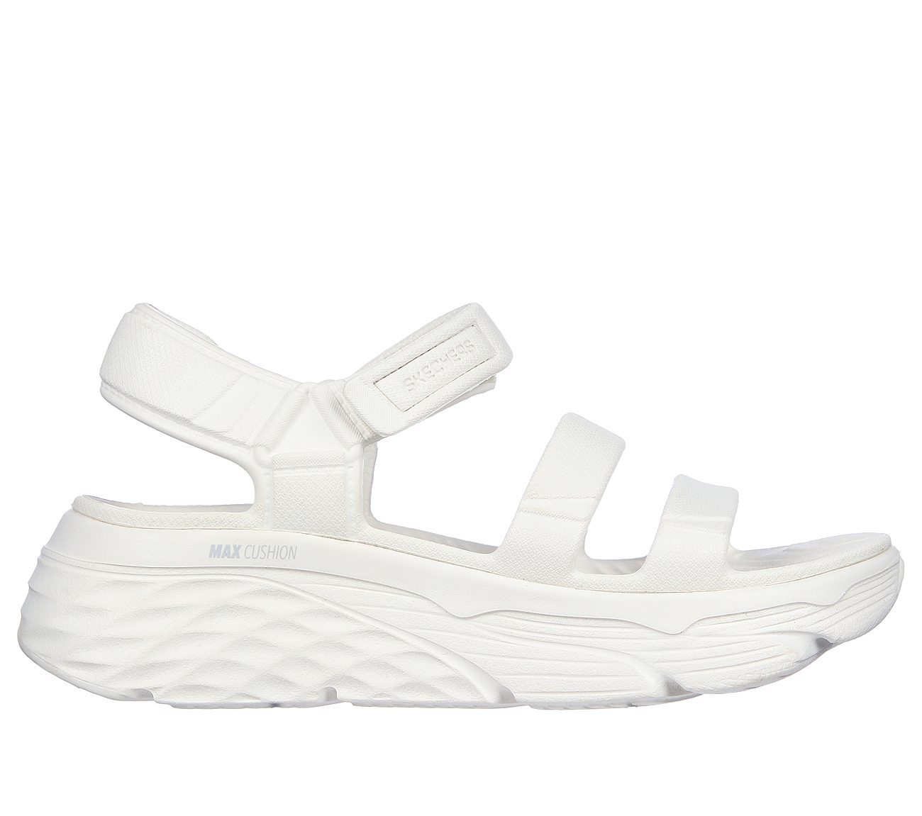 Skechers Σανδάλια Πέδιλα Γυναικεία - Foamies: Max Cushioning - Aura 111126-WHT White - Image 5