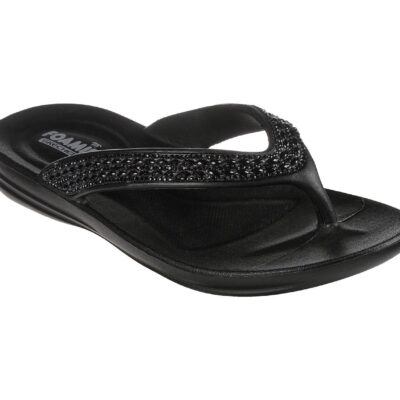 Skechers Γυναικείο Πέδιλο-Σανδάλι - O-T-G Sandals -Foamies Glitzy - 111224-BBK - Black