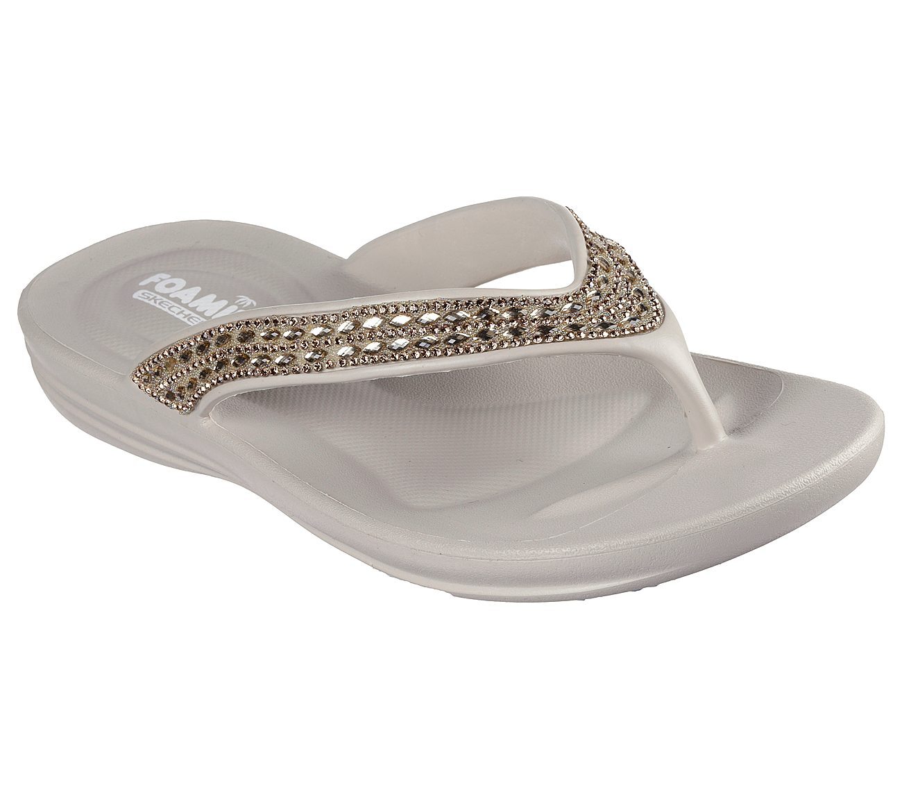 Skechers Παπούτσι Γυναικείο - Foamies: Glitzy - 111224-NAT - Beige