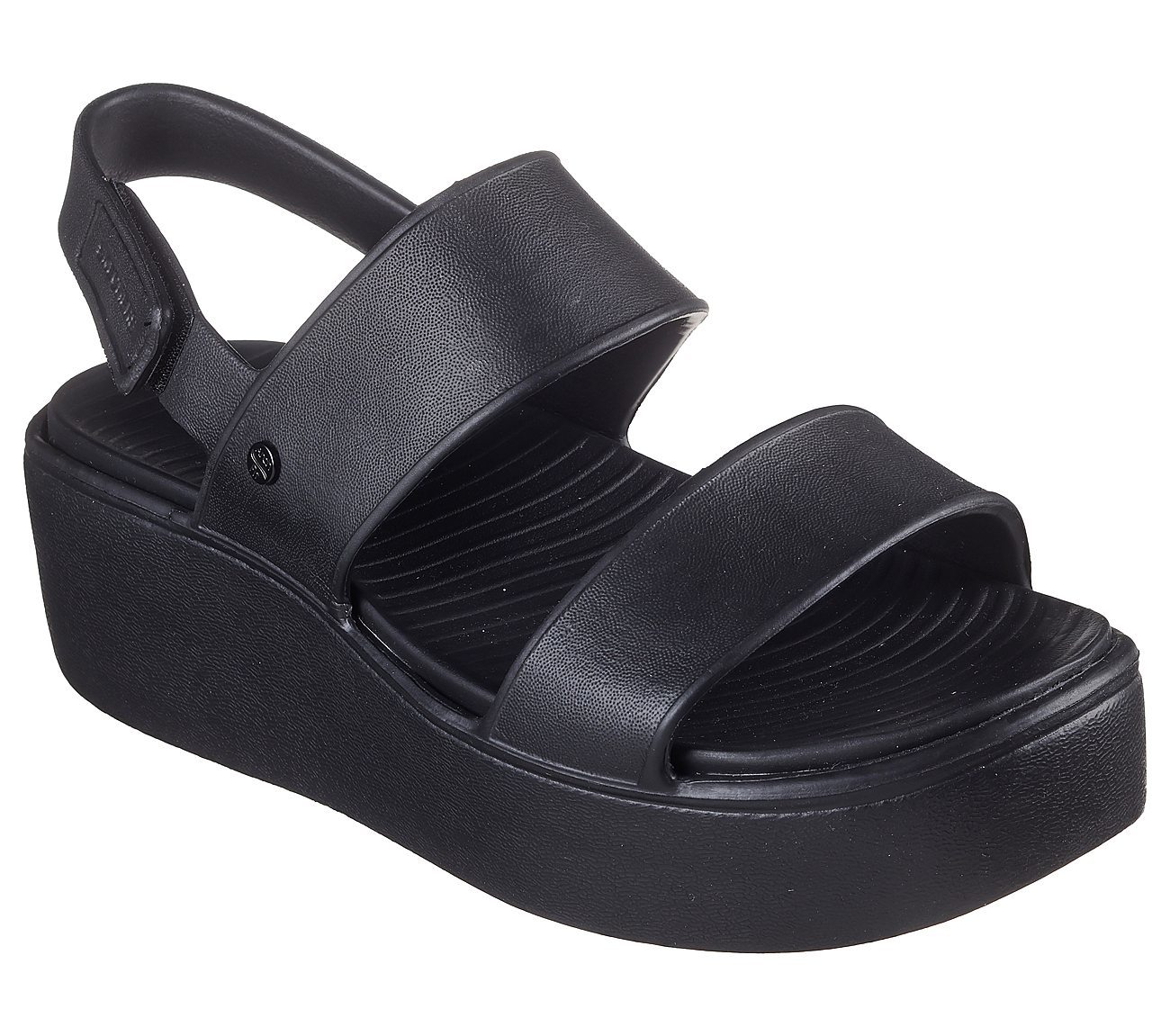 Skechers Γυναικείο Πέδιλο - Foamies Arch Fit Upbeat - Sunrise - 111257-BBK - Black