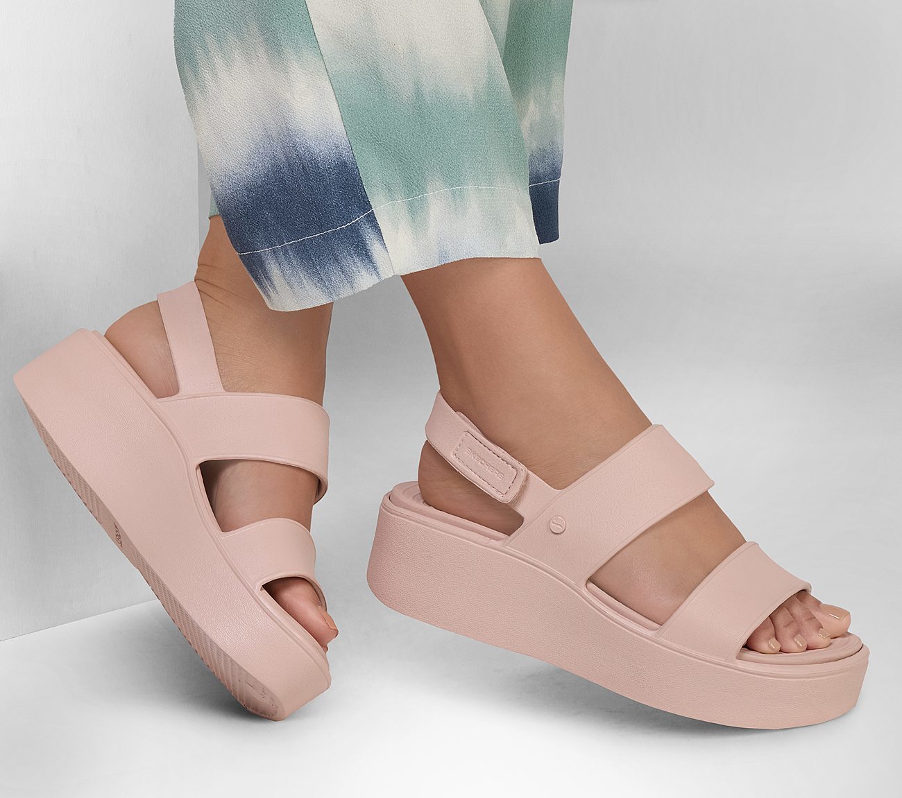 Skechers Γυναικείο Πέδιλο - Foamies Arch Fit Upbeat - Sunrise - 111257-LTPK - PINK - Image 5