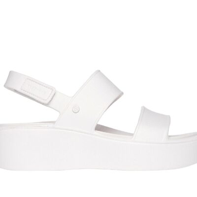 Skechers Γυναικείο Πέδιλο - Foamies Arch Fit Upbeat - Sunrise - 111257-WHT White