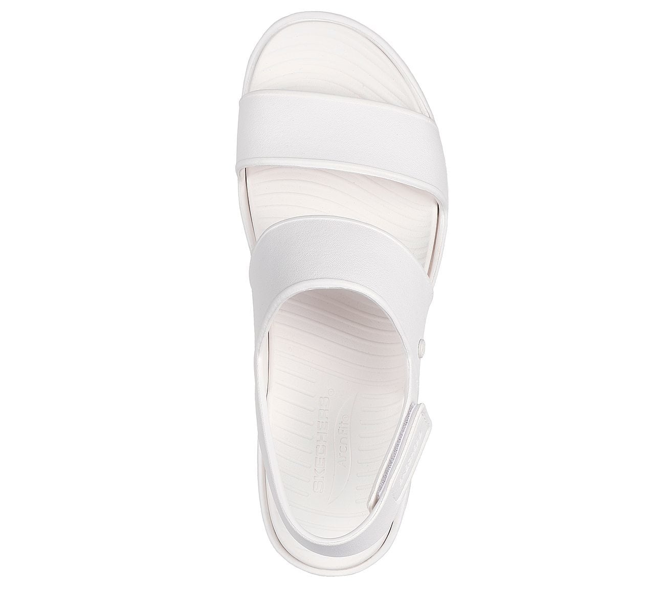 Skechers Γυναικείο Πέδιλο - Foamies Arch Fit Upbeat - Sunrise - 111257-WHT White - Image 2