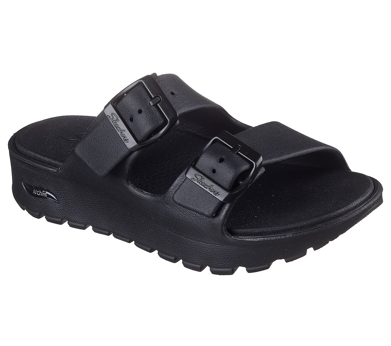 Skechers Γυναικείο Πέδιλο - Σανδάλι - Foamies: Arch Fit Footsteps - Desir - 111304-BLK - Black