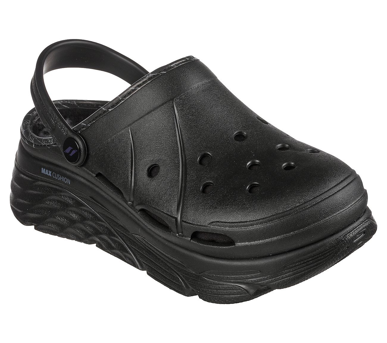 Skechers Σανδάλια Πέδιλα Γυναικεία - Max Cushioning - Whirlwind - 111346-BBK - Black