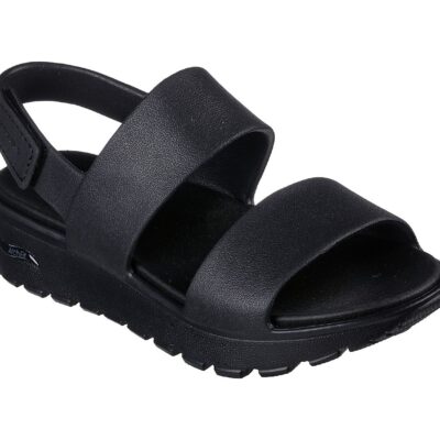 Skechers Γυναικείο Πέδιλο - Foamies: Arch Fit Footsteps - Day Dream - 111380-BBK - Black