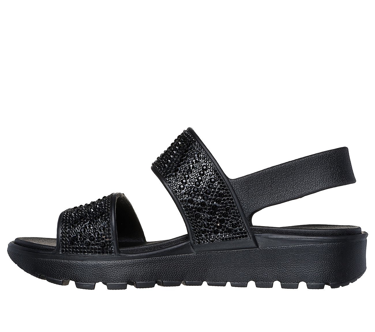 Skechers Γυναικείο Πέδιλο - Foamies: Arch Fit Footsteps - Enchant - 111531-BBK - Black - Image 2