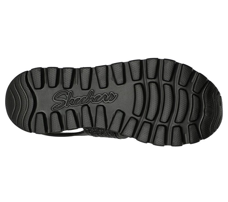Skechers Γυναικείο Πέδιλο-Σανδάλι - FOOTSTEPS - 111572-BBK - Black - Image 3